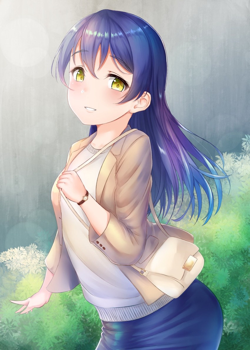 sonoda umi (love live! and 1 more) drawn by rama_(yu-light8)