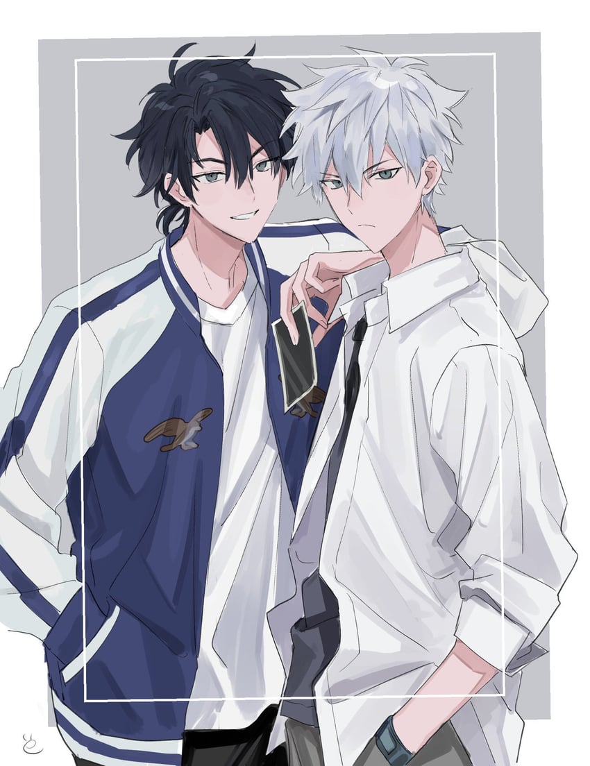 cheng xiaoshi and lu guang (shiguang dailiren) drawn by kyokutsuki