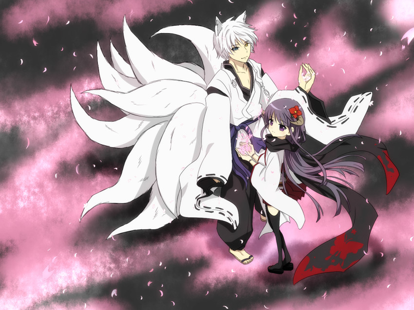 shirakiin ririchiyo and miketsukami soushi (inu x boku ss) drawn by rumia_(compacthuman)