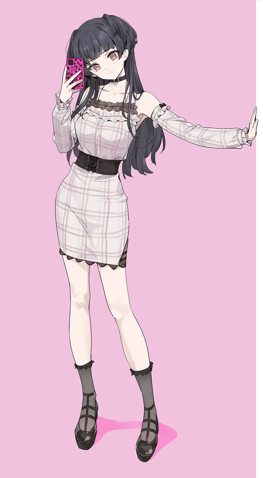 mayuzumi fuyuko (idolmaster and 1 more) drawn by yd_(orange_maru)
