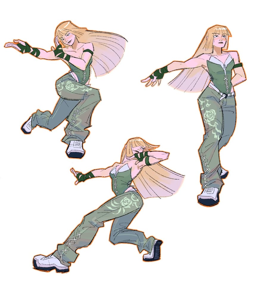lili (tekken and 1 more) drawn by merorine