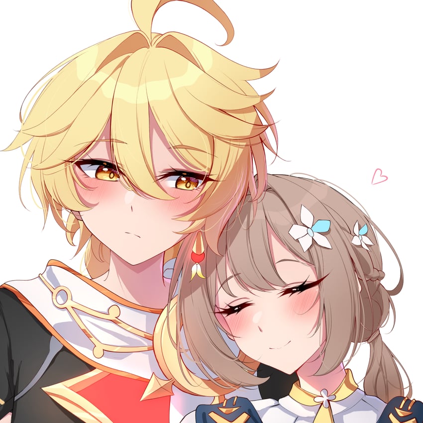 aether and direidyth (genshin impact) drawn by midori_(midori13579)