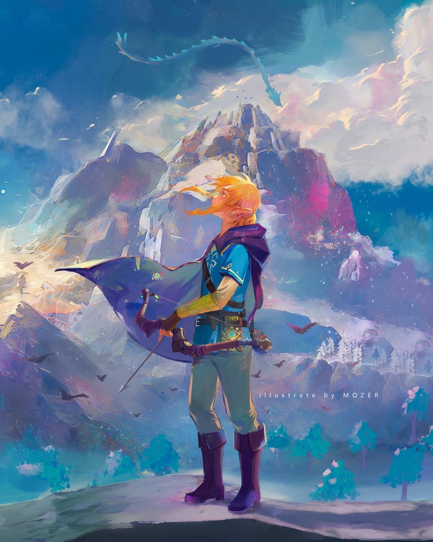 link and naydra (the legend of zelda and 1 more) drawn by mozer_(zerlinda)