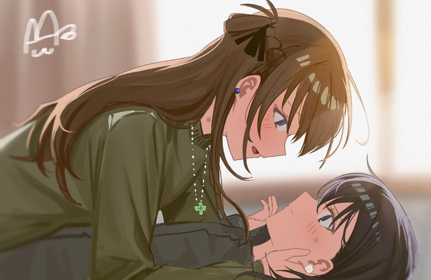 miyagi shiori and sendai hazuki (shuuniichido classmate wo kau hanashi) drawn by haidao_mao