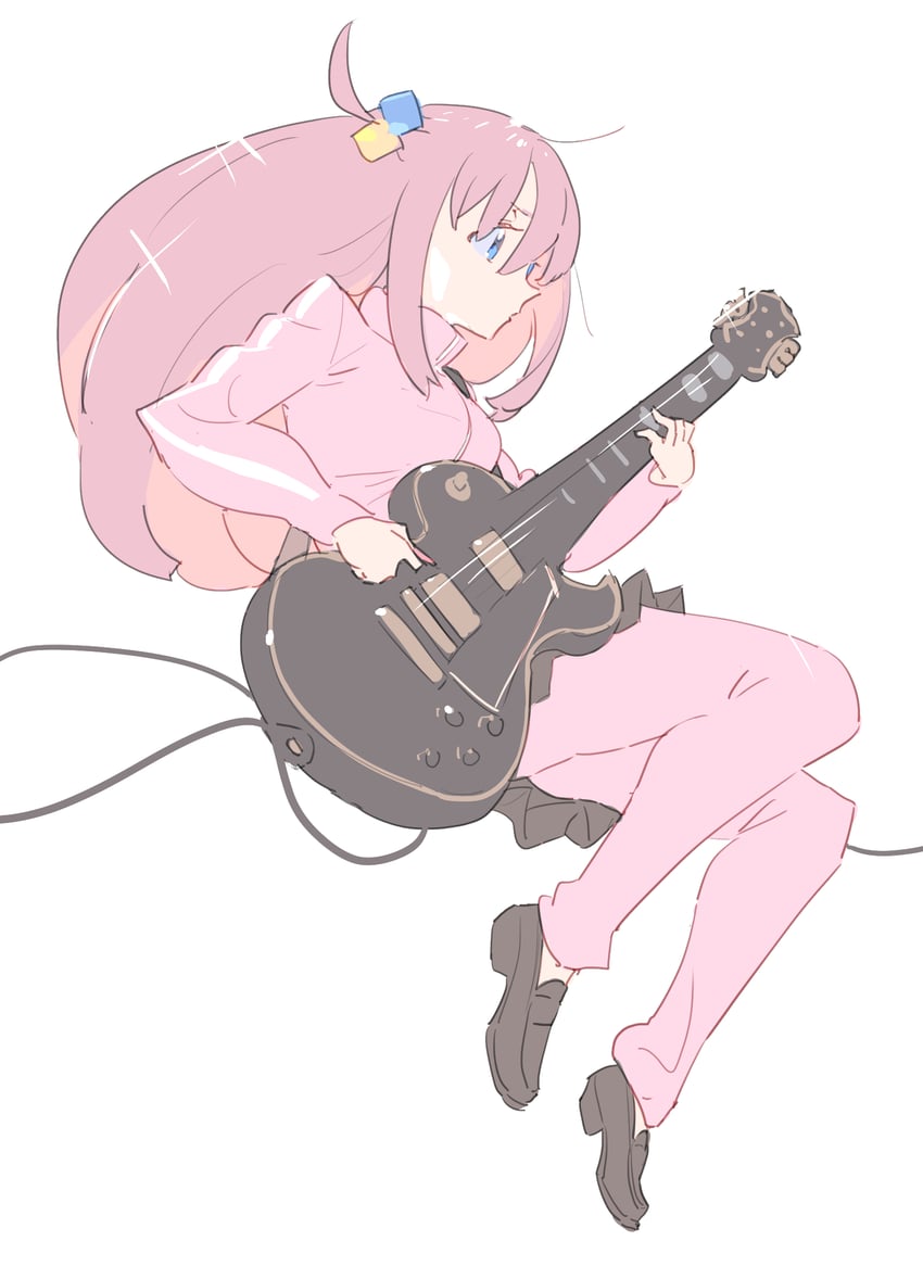 gotoh hitori (bocchi the rock!) drawn by enkyo_yuuichirou