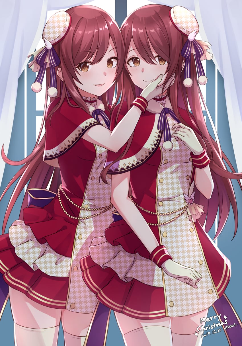 osaki amana and osaki tenka (idolmaster and 1 more) drawn by alisia0812