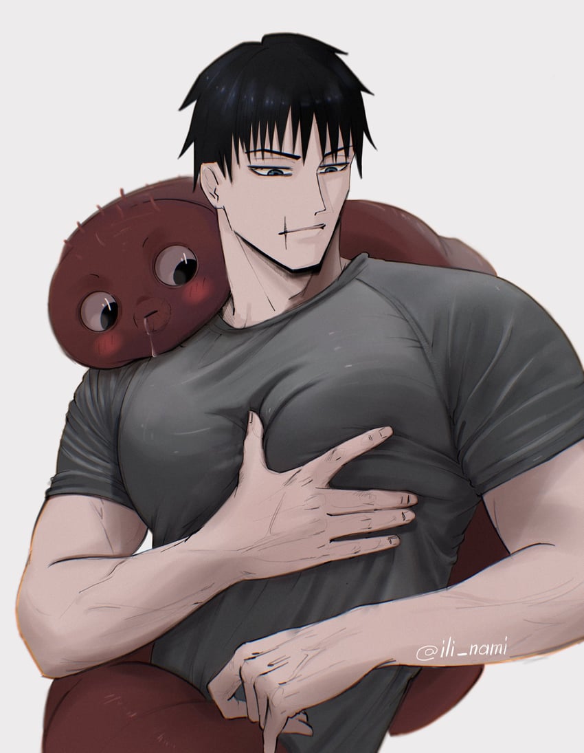 fushiguro touji and inventory curse (jujutsu kaisen) drawn by ili_nami