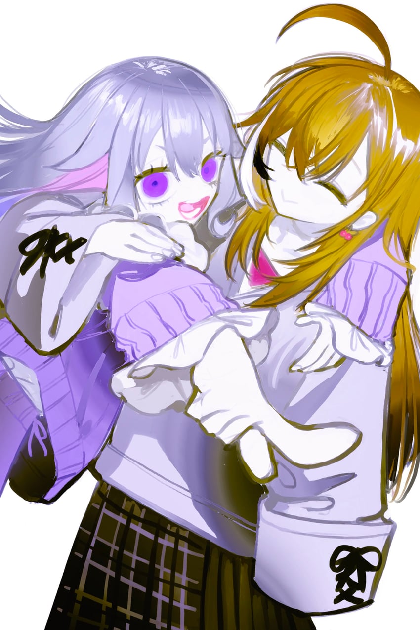 nanashi mumei and koseki bijou (hololive and 1 more) drawn by pungson_mori