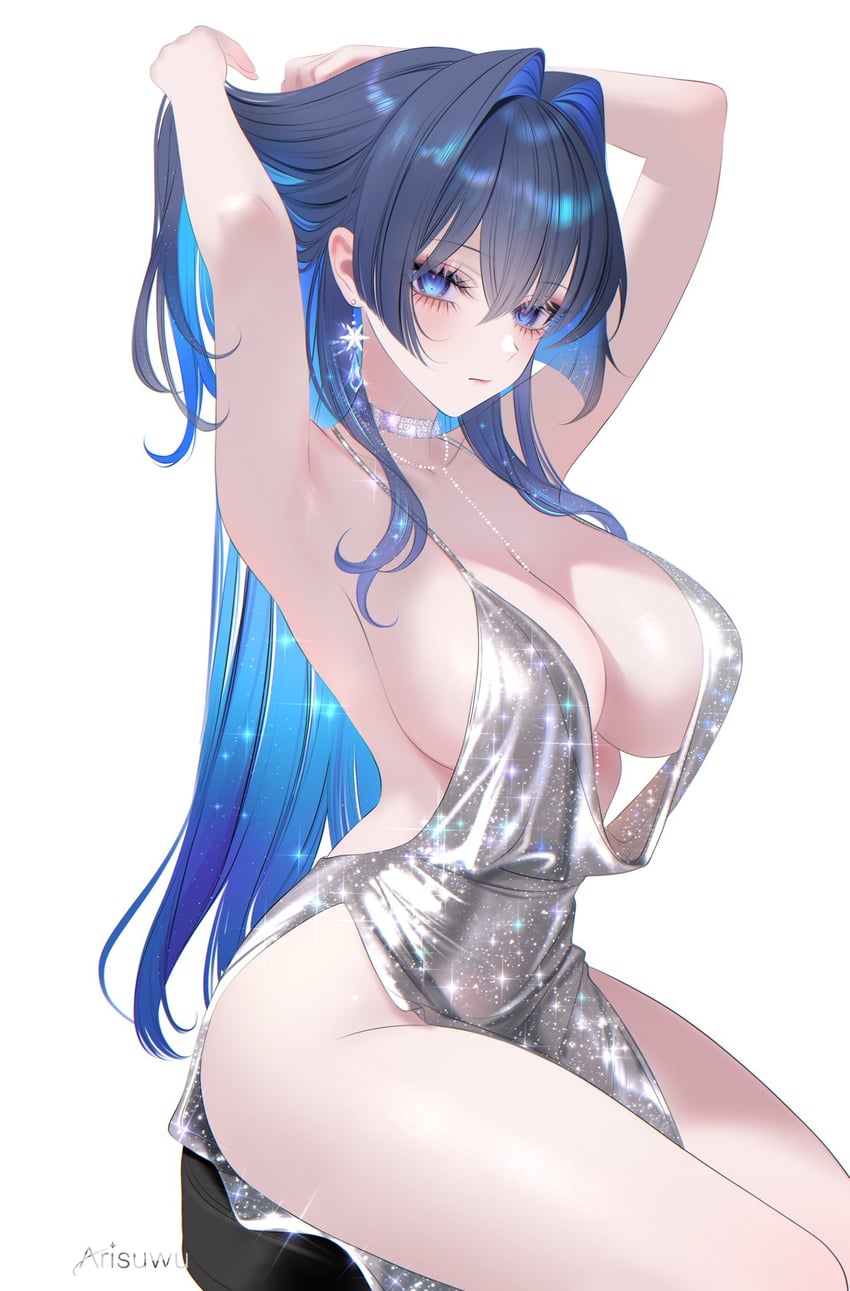 ouro kronii and st. louis (hololive and 2 more) drawn by 707arisu