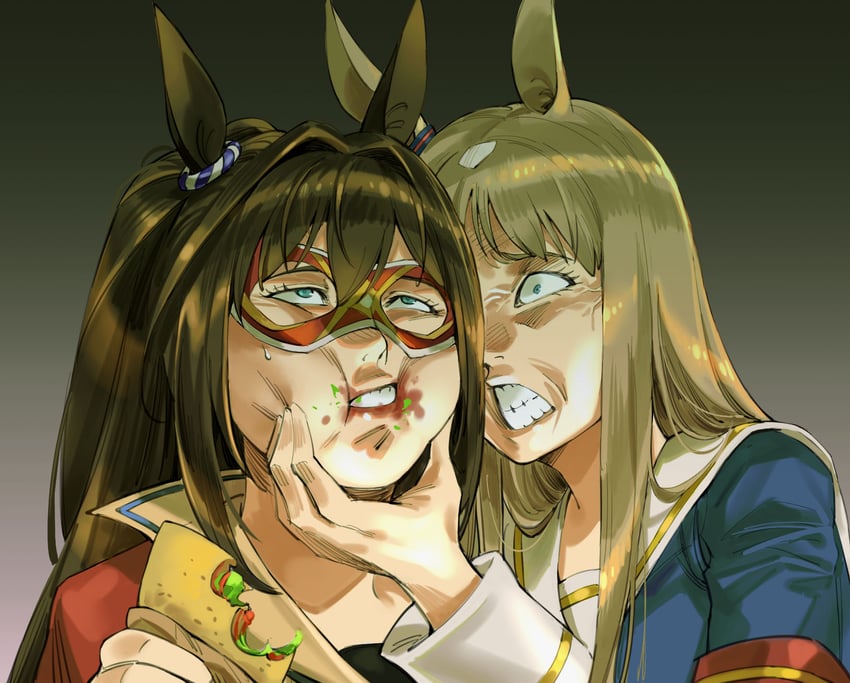 grass wonder and el condor pasa (umamusume) drawn by ruukii_drift
