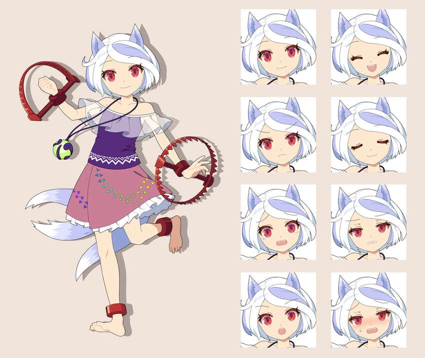 mitsugashira enoko (touhou and 1 more) drawn by 4rion
