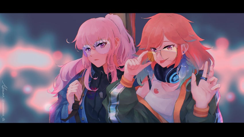 mori calliope, takanashi kiara, and kotori (hololive and 1 more) drawn by mmmmin_dk