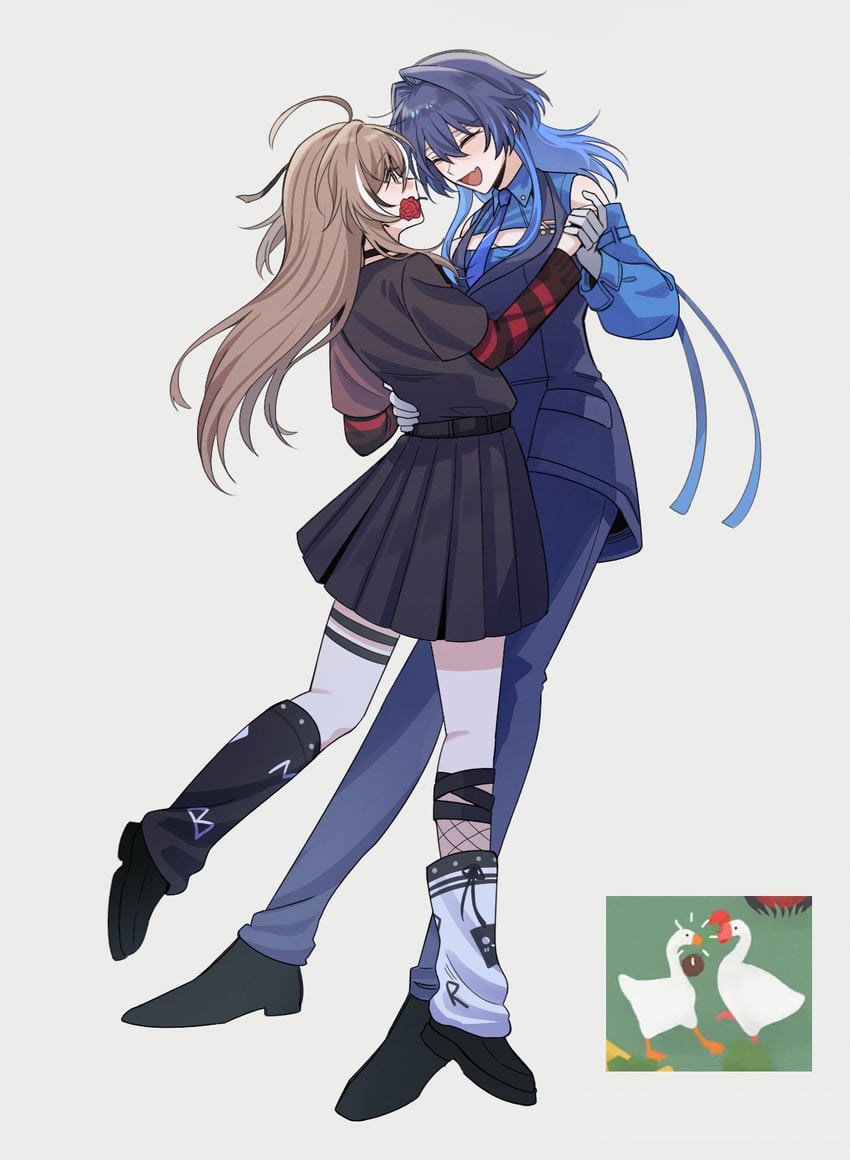 ouro kronii, nanashi mumei, and friend (hololive and 2 more) drawn by hotcat_(box_1227)