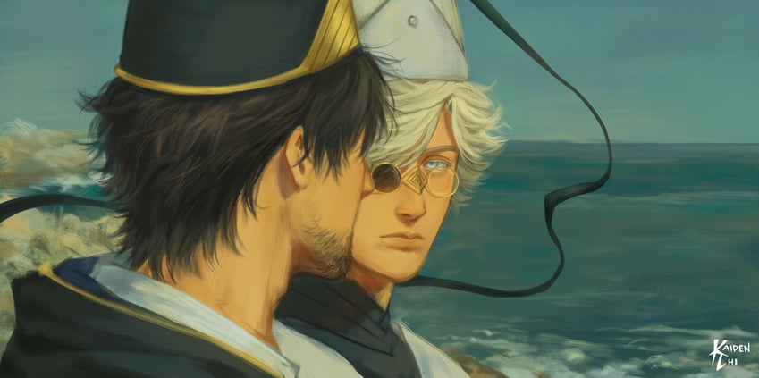 qifrey and olruggio (tongari boushi no atelier and 1 more) drawn by kaidenchii