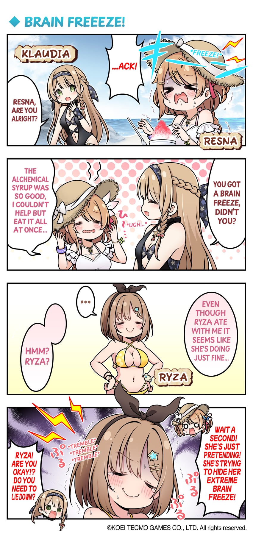 reisalin stout, klaudia valentz, and resna sternenlicht (atelier and 2 more) drawn by kadose_ara