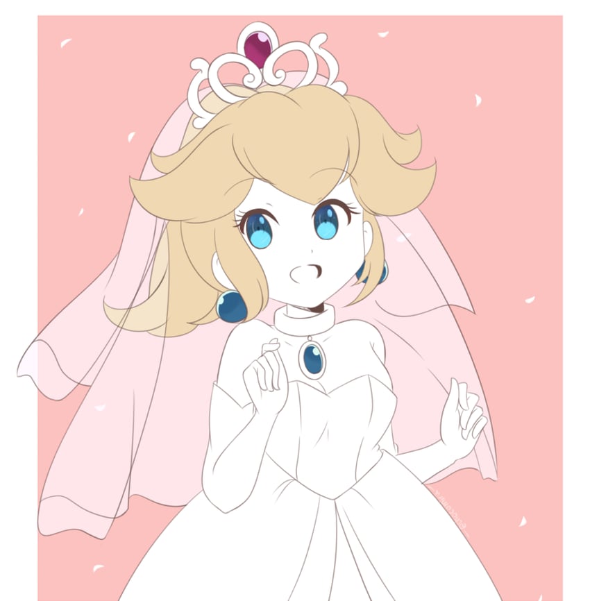 princess peach (mario and 1 more) drawn by chocomiru