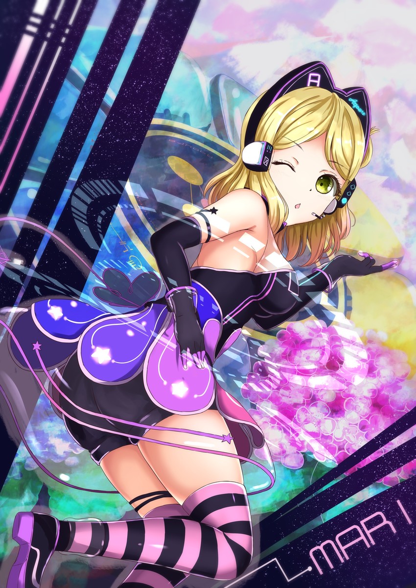 ohara mari (love live! and 2 more) drawn by aoiao