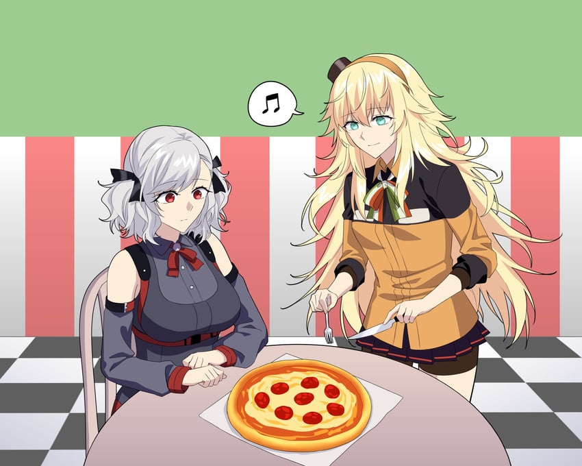 spas-12 and s.a.t.8 (girls' frontline) drawn by suprii