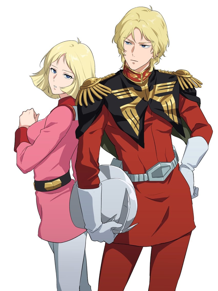 char aznable and sayla mass (gundam and 1 more) drawn by nvig00
