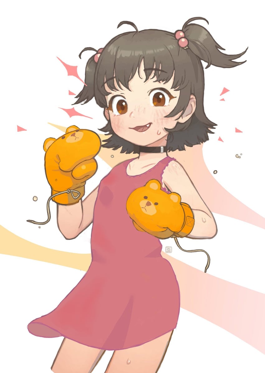 akagi miria (idolmaster and 1 more) drawn by drawfag and possummachine