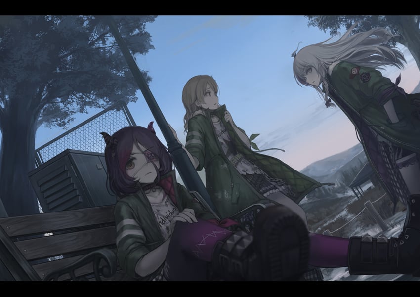 morikubo nono, hoshi syoko, and hayasaka mirei (idolmaster and 2 more) drawn by lif_(lif_&_ref)