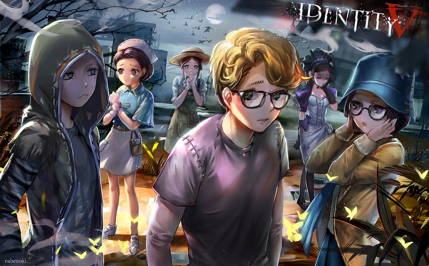 emma woods, naib subedar, vera nair, emily dyer, helena adams, and 1 more (identity v) drawn by nabenoki