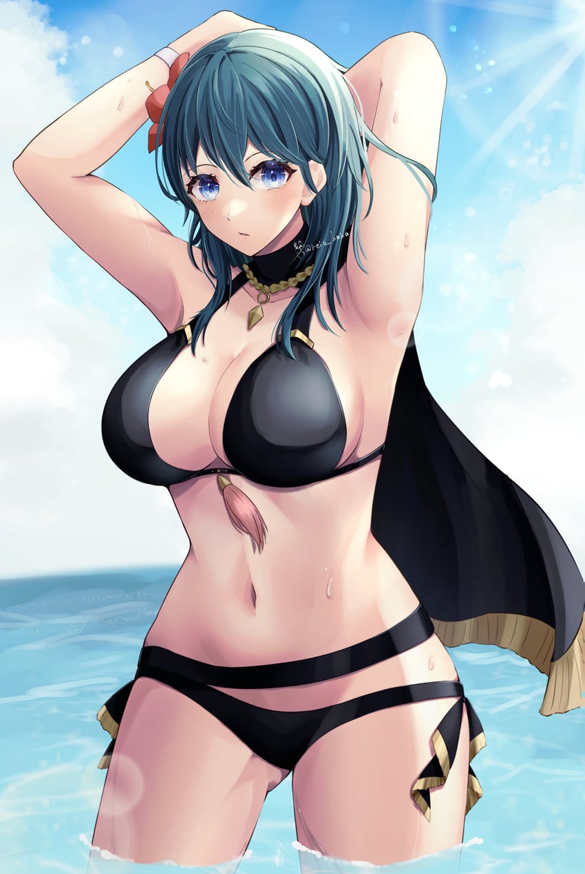 female byleth (fire emblem and 2 more) drawn by reia_hana