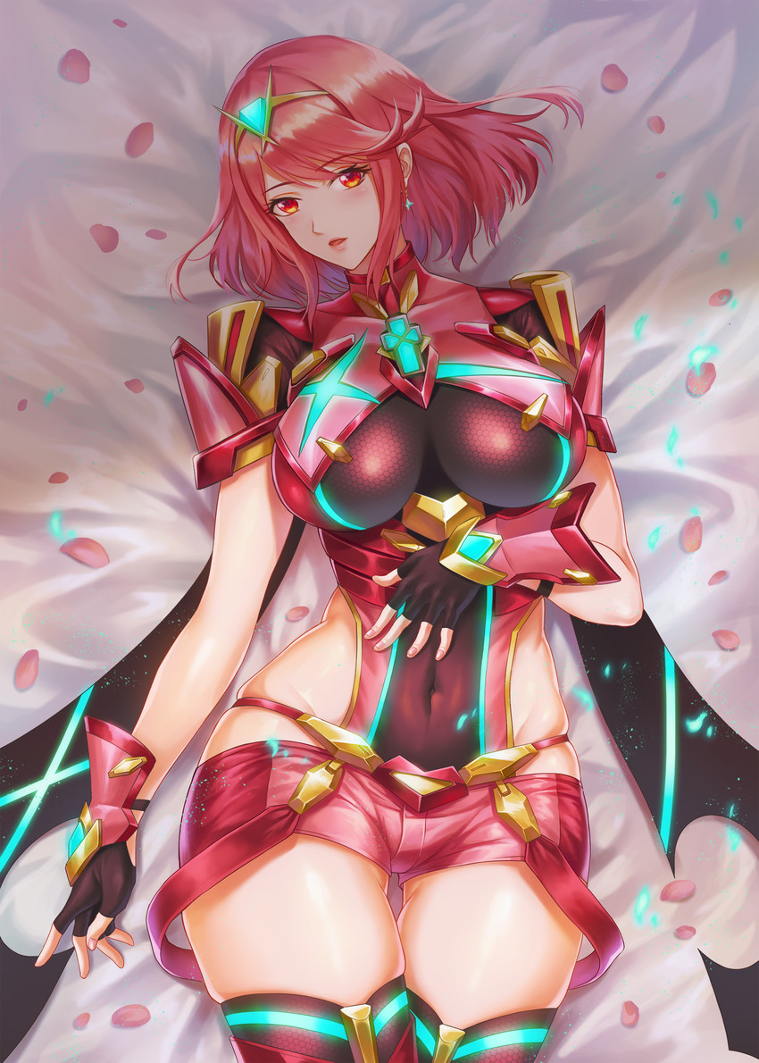 pyra (xenoblade chronicles and 1 more) drawn by kacyu