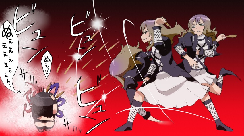 hijiri byakuren and houjuu nue (touhou and 1 more) drawn by jeno
