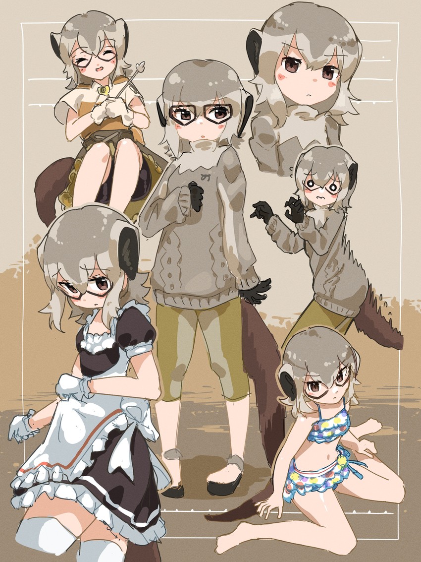 meerkat (kemono friends and 1 more) drawn by iwa_(iwafish)