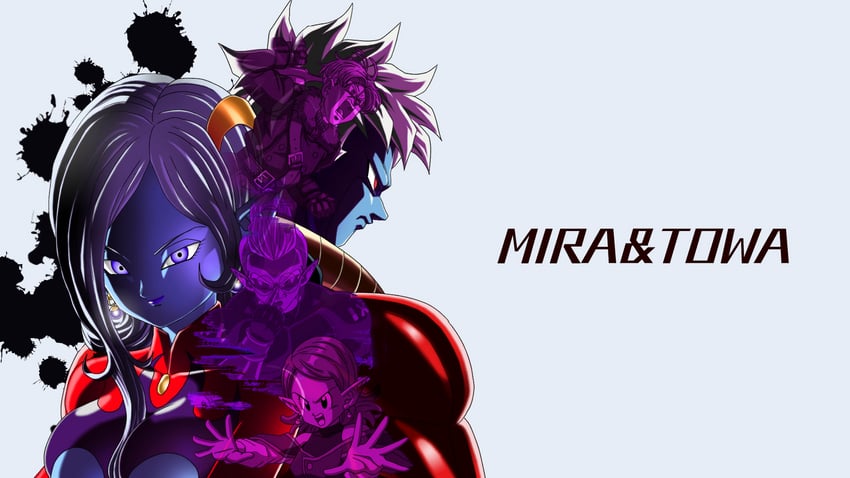 trunks, chronoa, towa, fu, and mira (dragon ball and 1 more)