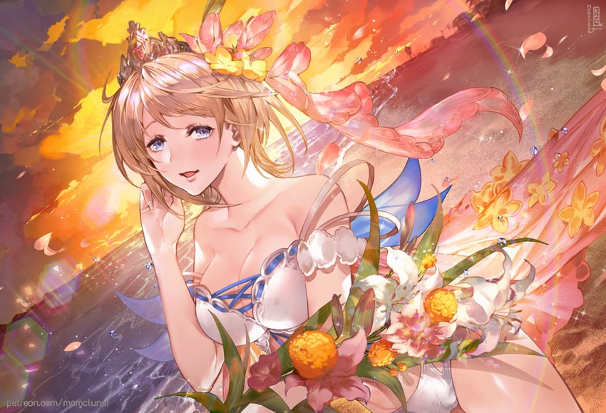 europa (granblue fantasy) drawn by mcmclunar_(kaz)