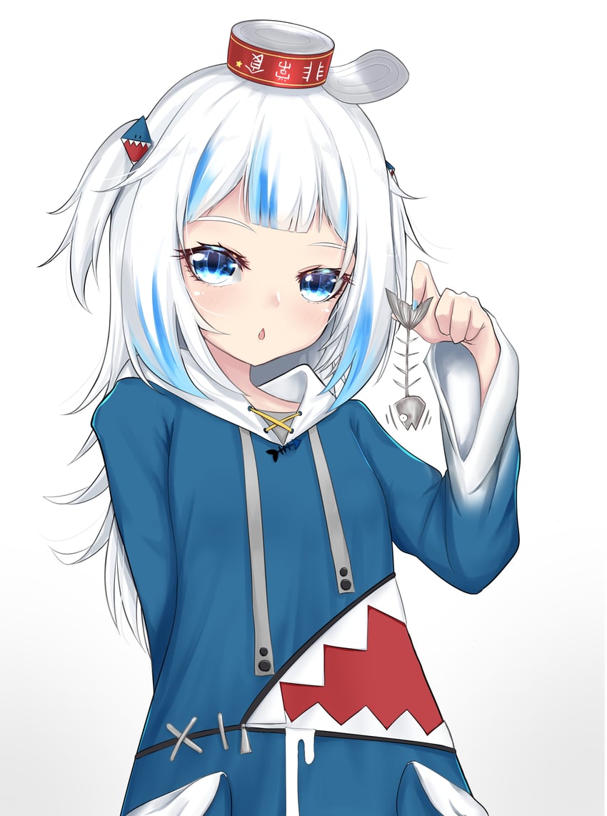 gawr gura (hololive and 1 more) drawn by p_ion