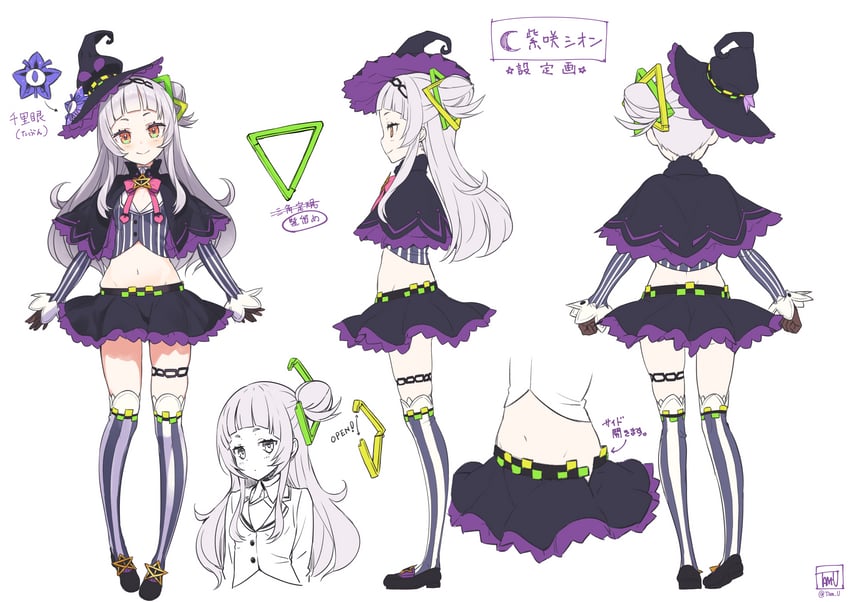 murasaki shion (hololive) drawn by tam-u
