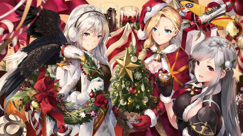 enterprise, hood, dunkerque, and grim (azur lane) drawn by neko_(yanshoujie)
