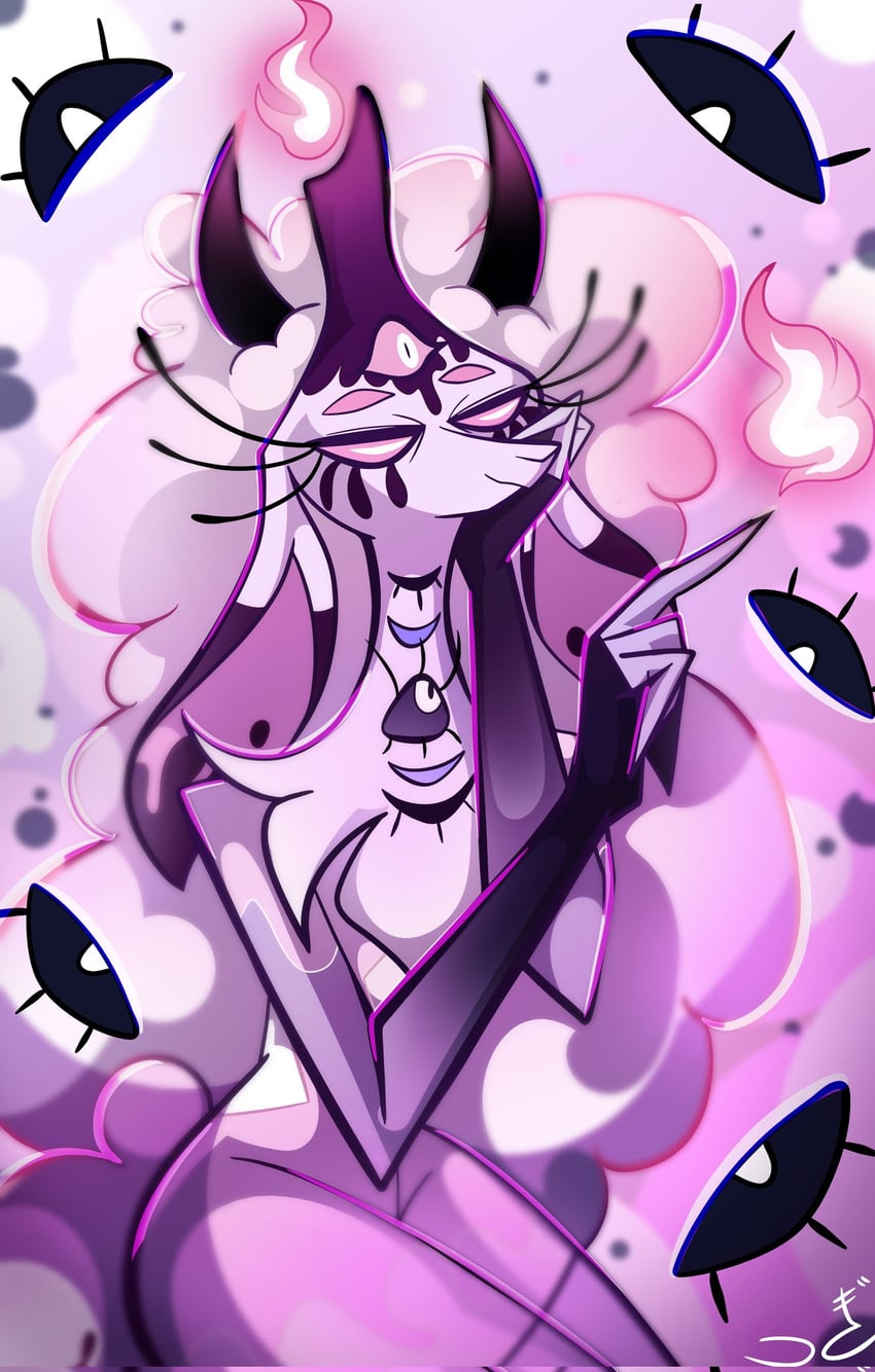 belphegor (helluva boss) drawn by magicalma21