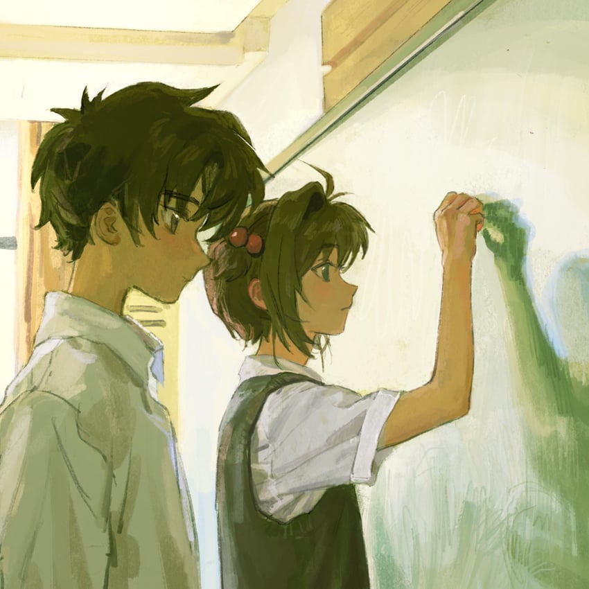 kinomoto sakura and li syaoran (cardcaptor sakura) drawn by ling5707