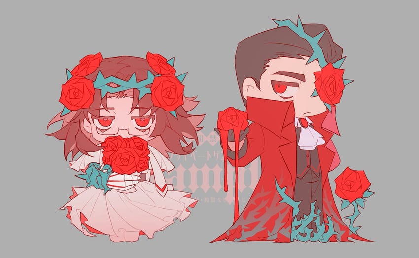meursault and gregor (project moon and 1 more) drawn by jing84672940