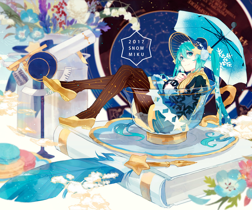 hatsune miku and yuki miku (vocaloid) drawn by agent_no.9