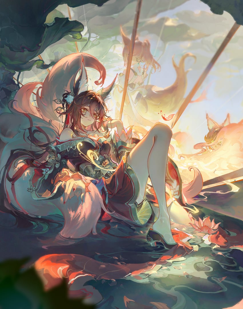 tingyun and fugue (honkai and 1 more) drawn by furioso