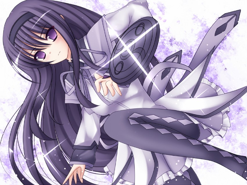 akemi homura (mahou shoujo madoka magica) drawn by mikan_(5555)