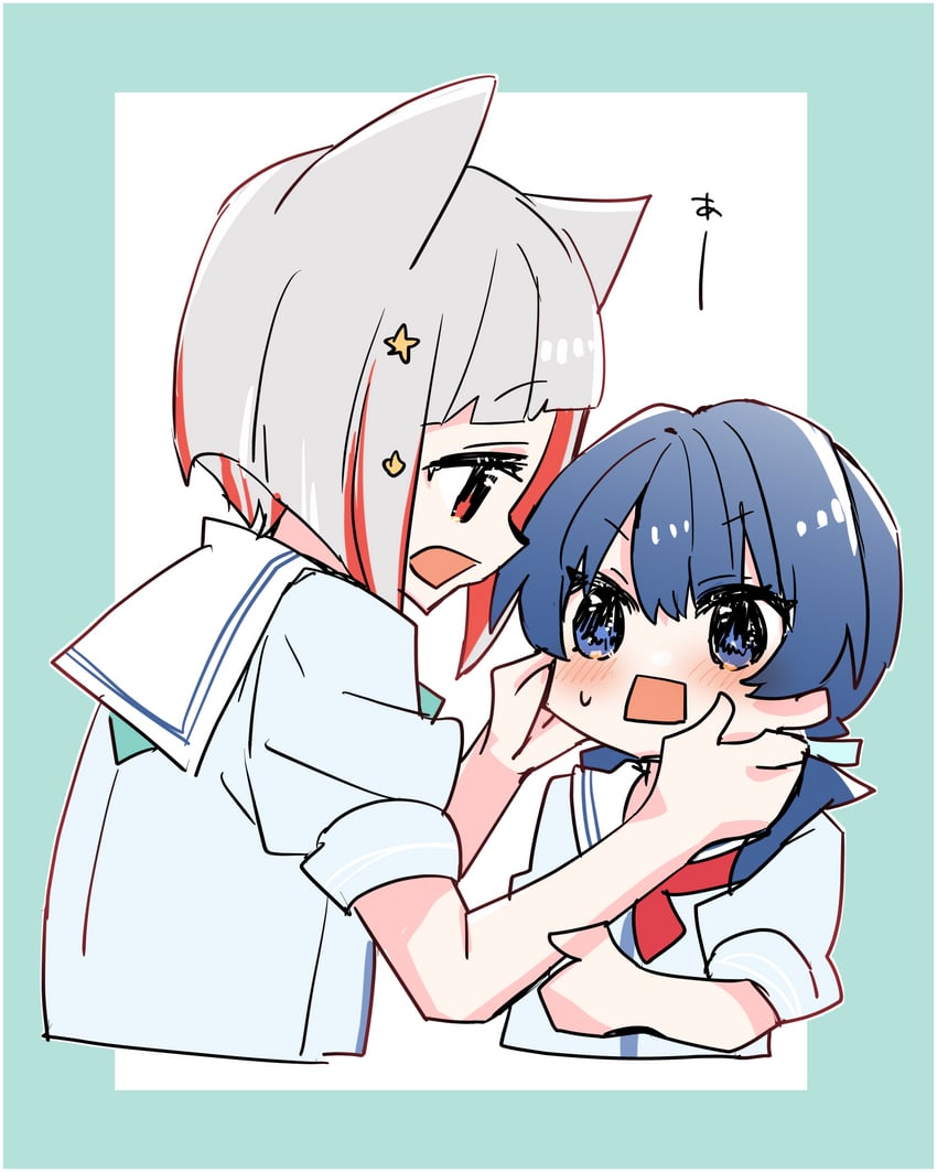 murano sayaka and yugiri tsuzuri (love live! and 1 more) drawn by kanduki_kamibukuro