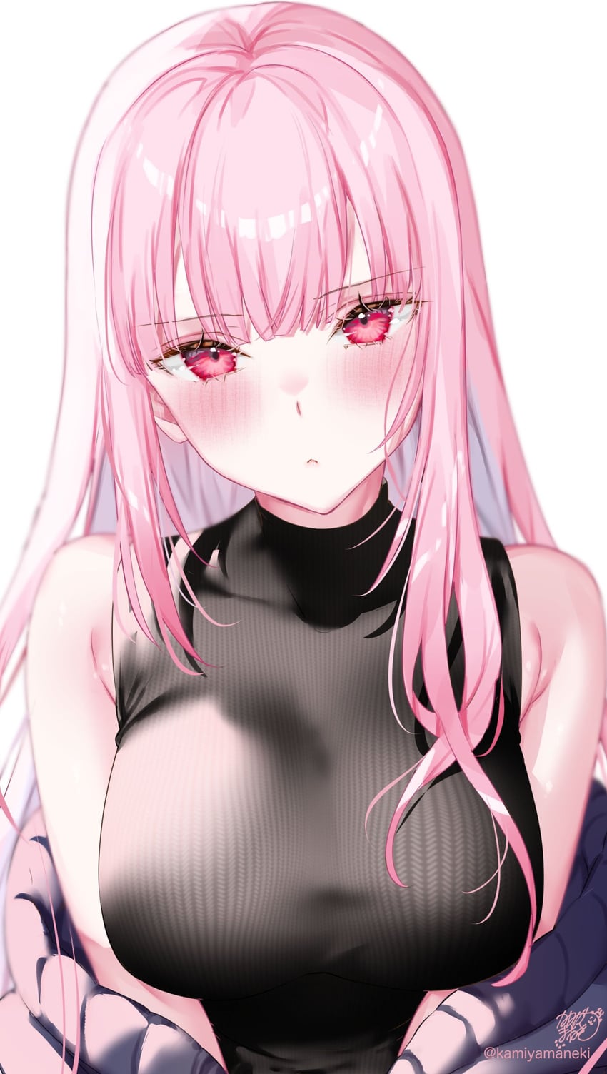 mori calliope (hololive and 1 more) drawn by kamiya_maneki