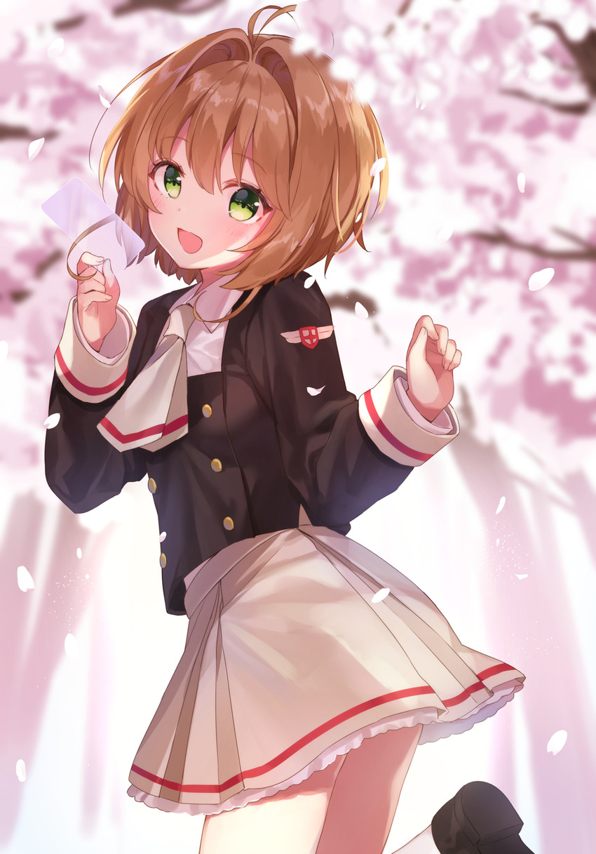 kinomoto sakura (cardcaptor sakura and 1 more) drawn by jimmy_madomagi