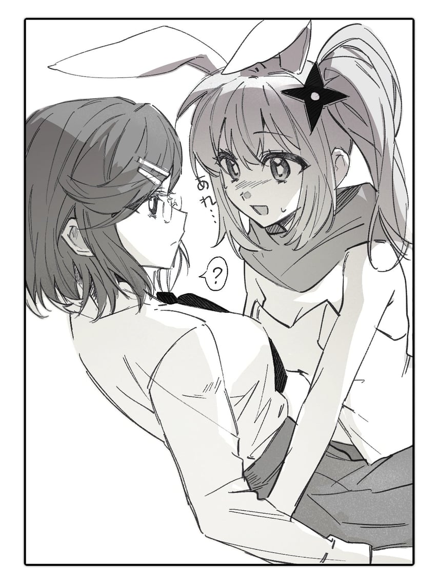 kusagakure satoko and koga konoha (ninja to koroshiya no futarigurashi) drawn by rain_12129