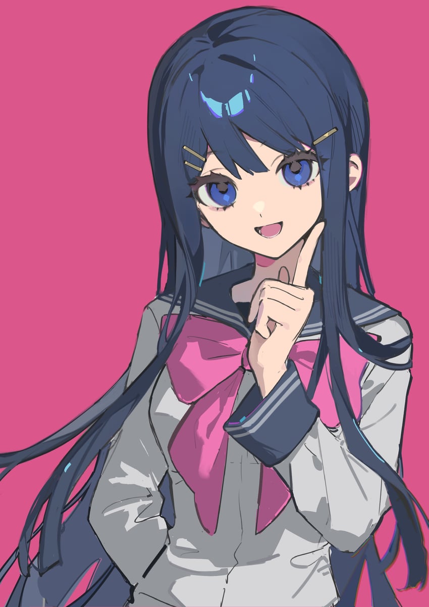 maizono sayaka (danganronpa and 1 more) drawn by yuki_(miyuki_kii)