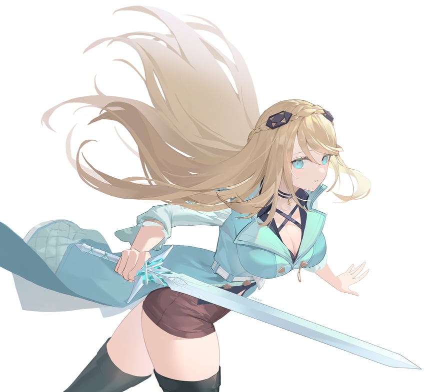 elaine auclair (eiyuu densetsu and 3 more) drawn by senya8833