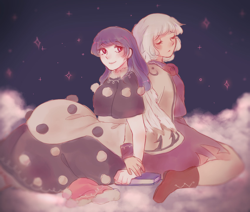 kishin sagume and doremy sweet (touhou) drawn by orz_(kagewaka)