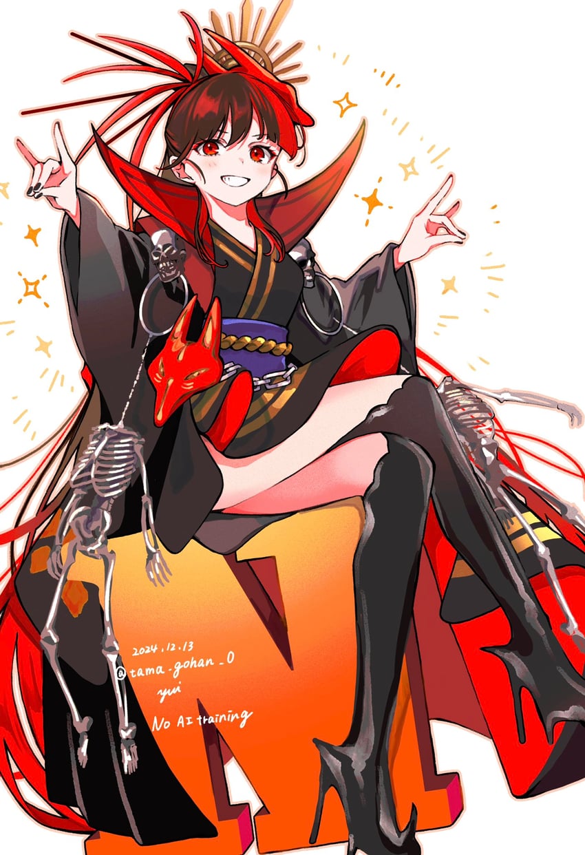 oda nobunaga (fate and 1 more) drawn by yui_(tamagohan)