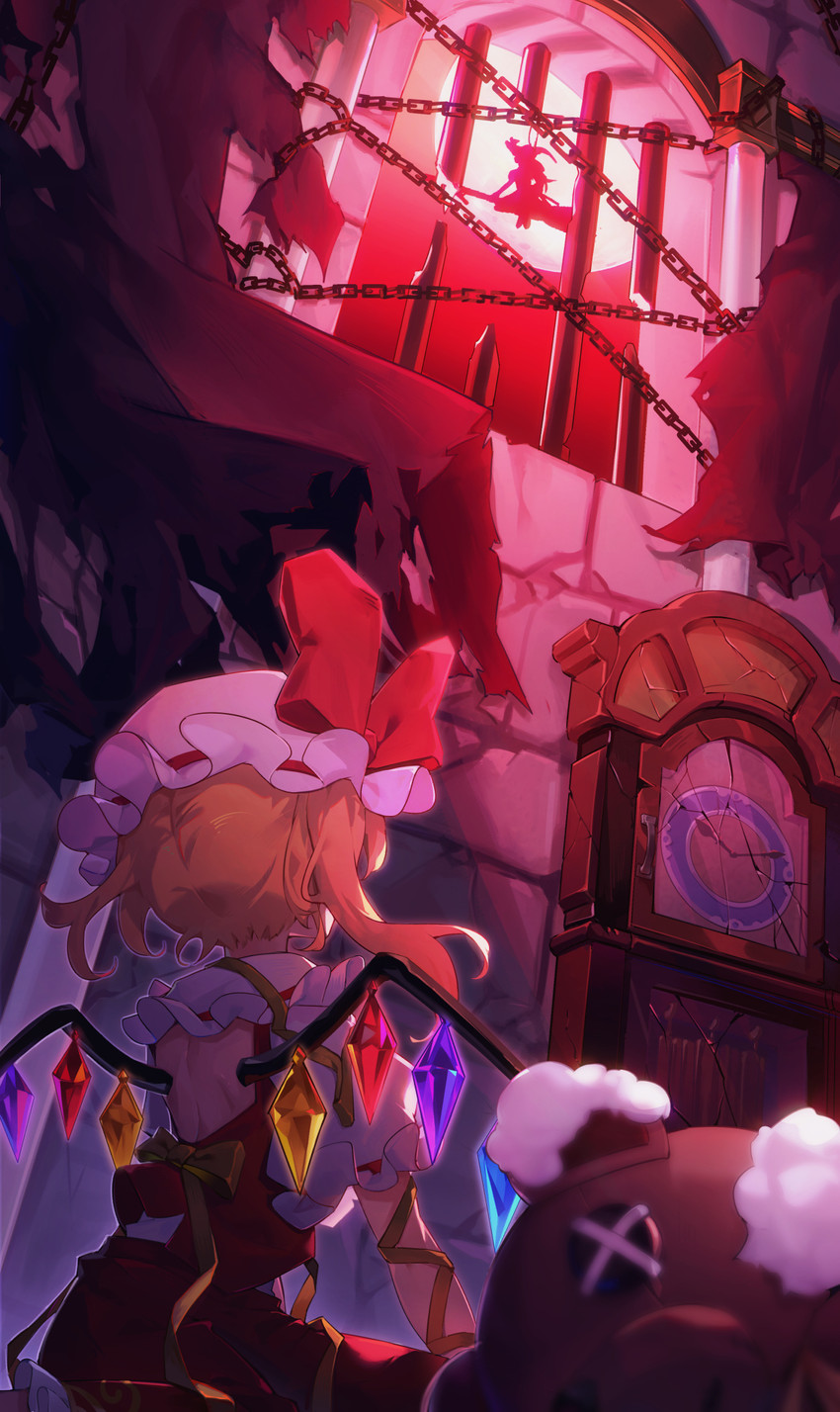 kirisame marisa and flandre scarlet (touhou) drawn by ling_huanxiang